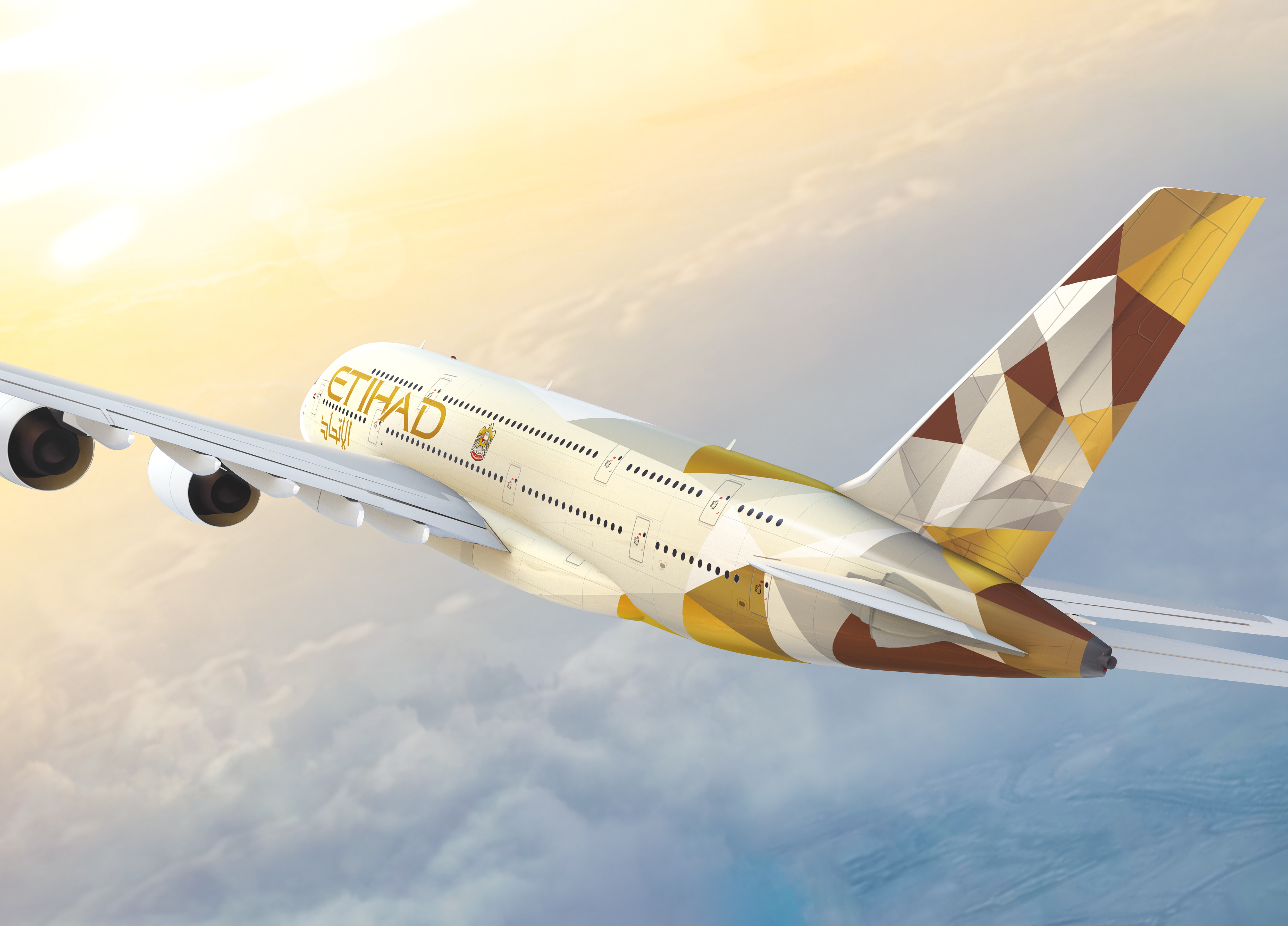 Etihad Airways Unveils Stunning New Livery On First A380 Aircraft ...