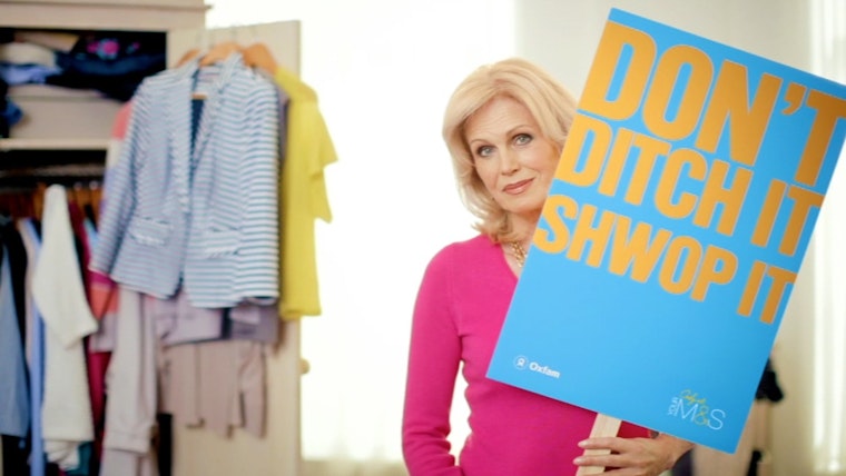 M&S Shwopping identity campaign