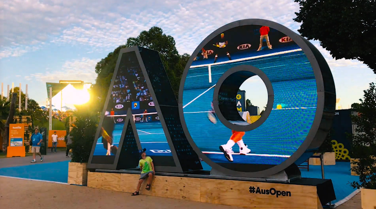 Australian Open Installation for Local Brands